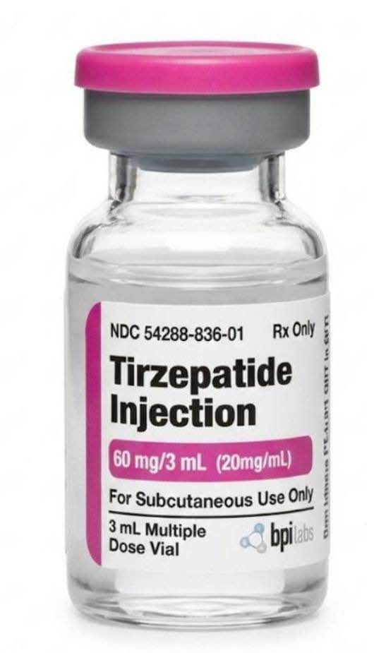 Tirzepatide Injection – 60 mg / 3 mL (20 mg/mL)