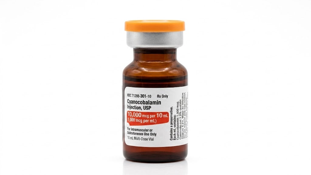 Cianocobalamina (Vitamina B12) Inyectable