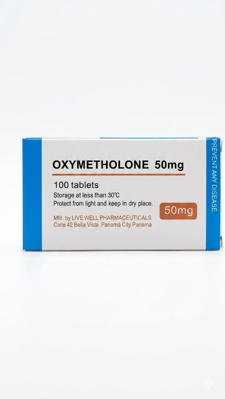 OXYMETHOLONE 50mg – Live Well Pharmaceuticals