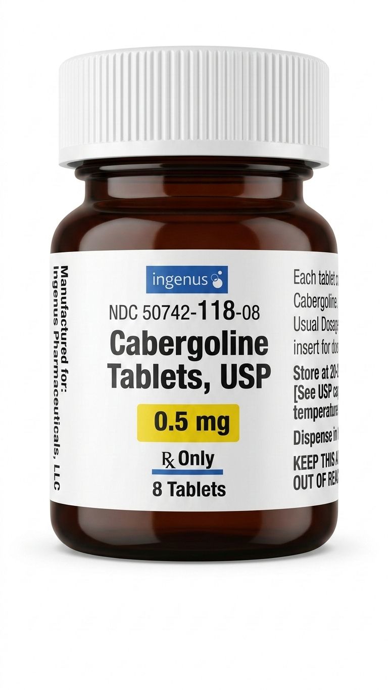Cabergoline Tablets USP 0.5 mg – Ingenus